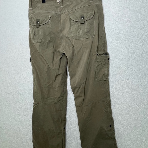 Kuhl pants utility hiking sz 8 taupe adjustable - Picture 9 of 10